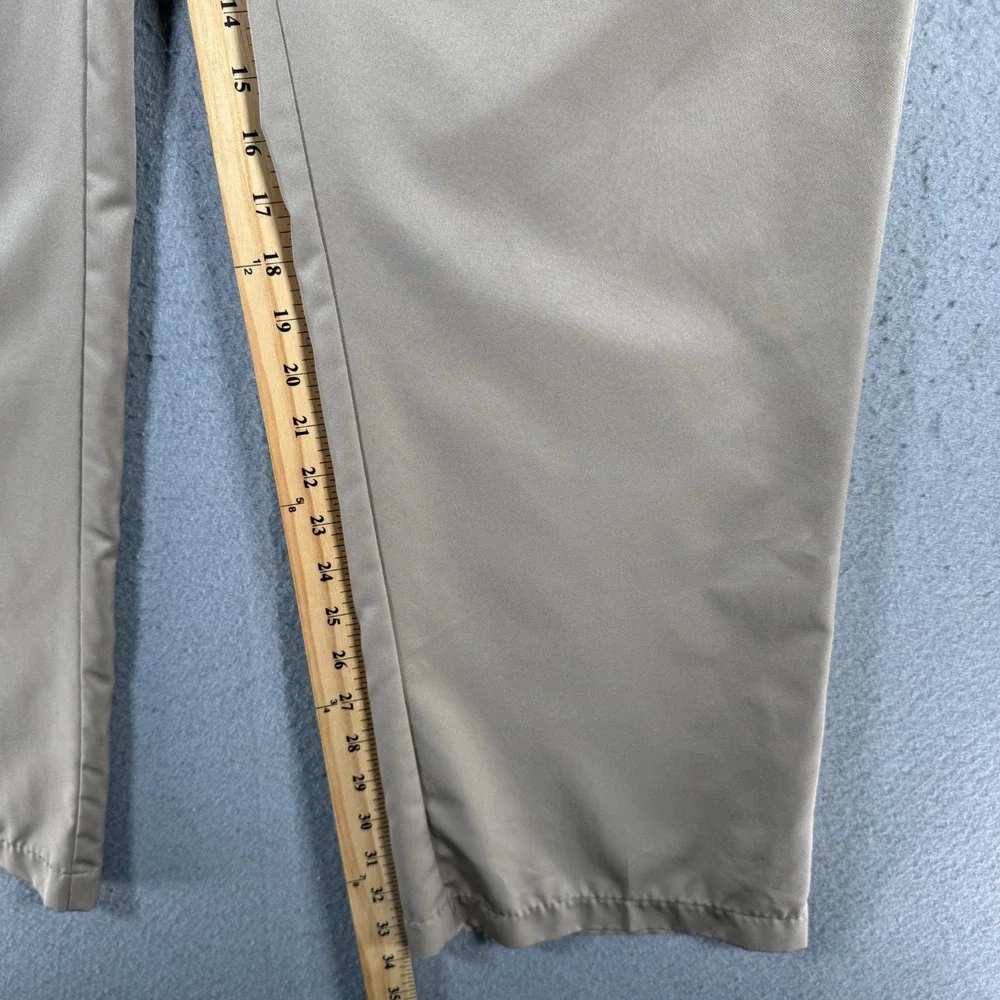Adidas Climalite‎ Chino Pants Mens 35x34 Brown Straight Leg Golf Active Comfort